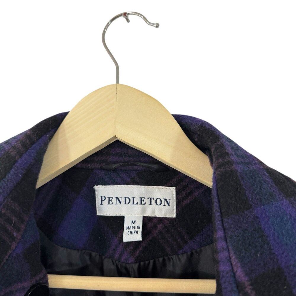 Pendleton Medium Plaid Button Jacket Wool Blend C… - image 4